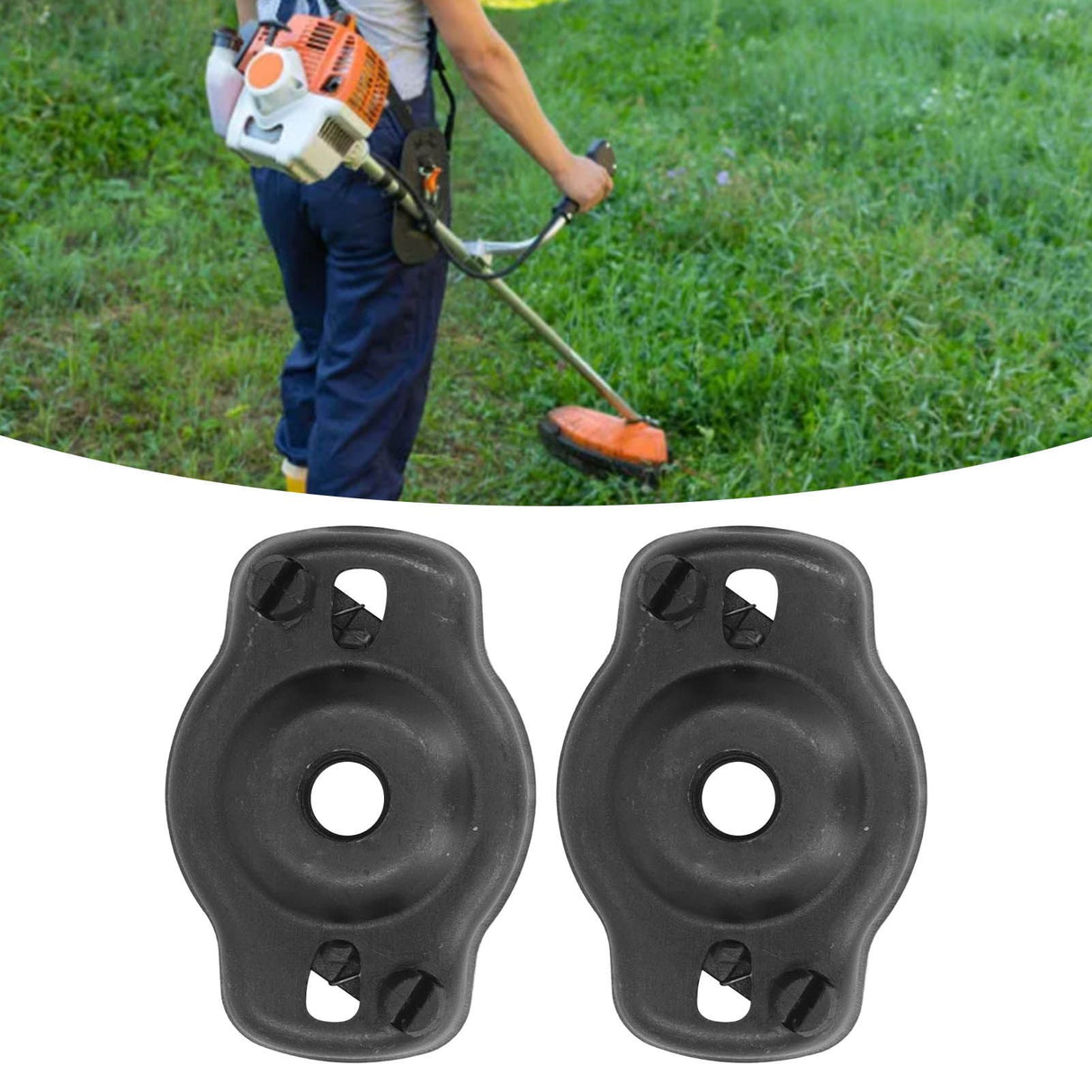 2pcs Starter Cup Trimmer Parts Iron Easy to Install Lawn Trimmer Pawl for Stihl FS38 FS40 FS55 FS56RC FS70 4140 190 2010