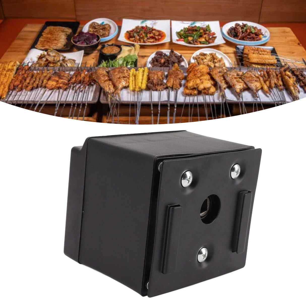 Grill Electric Aluminium Alloy Rotisserie Motor 70KG High Torque Automatic BBQ Rotisserie Motor Waterproof On Off Switch
