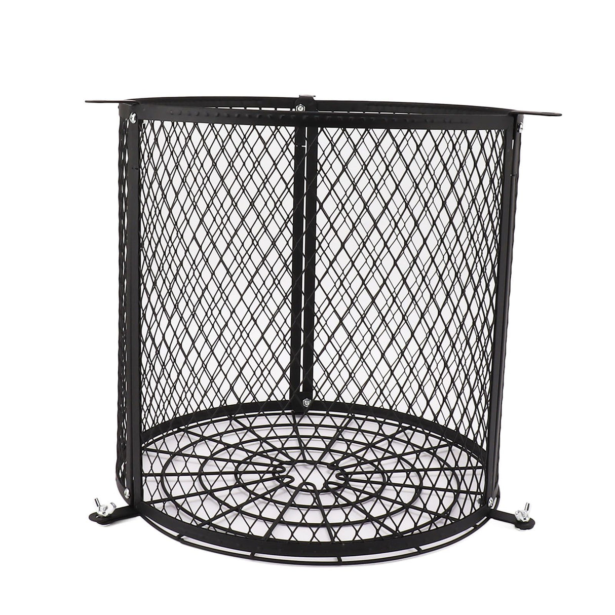 Varmint Feeder Cage Weatherproof Quick Lock Deer Feeder Protective Guards Cage for Outdoor Forest