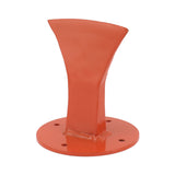 Firewood Splitter Manual Kindling Splitter Antislip Safe Log Splitter Wood Splitter for Indoor Outdoor Forged Steel Orange