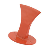 Firewood Splitter Manual Kindling Splitter Antislip Safe Log Splitter Wood Splitter for Indoor Outdoor Forged Steel Orange - Rear View