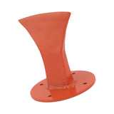 Firewood Splitter Manual Kindling Splitter Antislip Safe Log Splitter Wood Splitter for Indoor Outdoor Forged Steel Orange