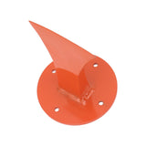 Firewood Splitter Manual Kindling Splitter Antislip Safe Log Splitter Wood Splitter for Indoor Outdoor Forged Steel Orange