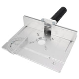 Aluminium Router Table Insert Plate Table for Woodworking Benches Router Plate Wood Tools Adjustable Milling Trimming Machine