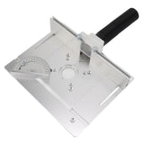 Aluminium Router Table Insert Plate Table for Woodworking Benches Router Plate Wood Tools Adjustable Milling Trimming Machine