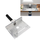 Aluminium Router Table Insert Plate Table for Woodworking Benches Router Plate Wood Tools Adjustable Milling Trimming Machine