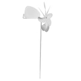 360 Degree Rotation Swivel Weathervane Stainless Steel Windmill Weather Vane for Outdoor Yard - Side View
