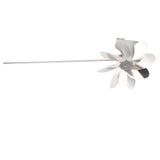 360 Degree Rotation Swivel Weathervane Stainless Steel Windmill Weather Vane for Outdoor Yard
