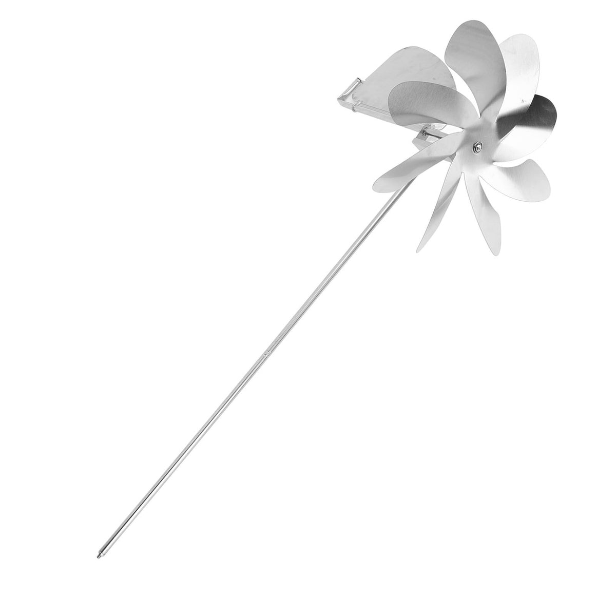 360 Degree Rotation Swivel Weathervane Stainless Steel Windmill Weather Vane for Outdoor Yard