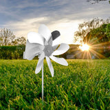 360 Degree Rotation Swivel Weathervane Stainless Steel Windmill Weather Vane for Outdoor Yard