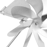 360 Degree Rotation Swivel Weathervane Stainless Steel Windmill Weather Vane for Outdoor Yard