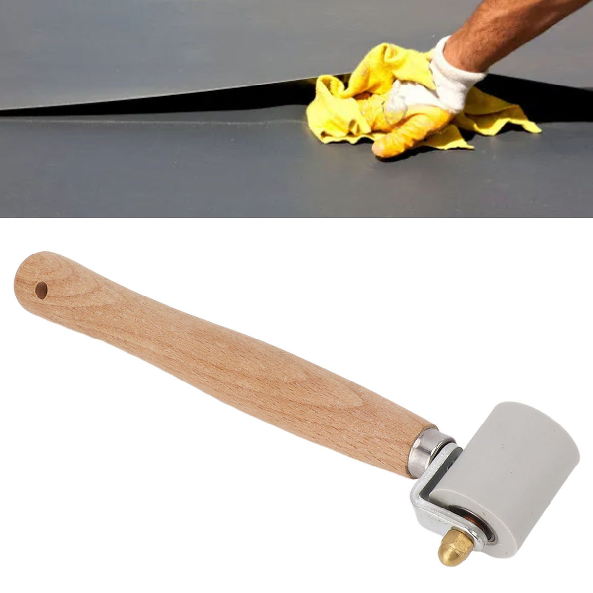 Professional Heavy Duty Silicone Seam Roller 45mm Handheld Seam Roller for PVC Welding