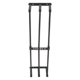 Bathroom Wall Towel Rack Wall Mounted 3 Bars Aluminum Alloy Rolled Towel Holder for Rolled Towels Black