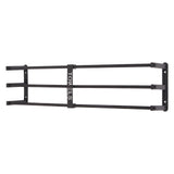 Bathroom Wall Towel Rack Wall Mounted 3 Bars Aluminum Alloy Rolled Towel Holder for Rolled Towels Black