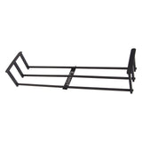 Bathroom Wall Towel Rack Wall Mounted 3 Bars Aluminum Alloy Rolled Towel Holder for Rolled Towels Black - Extra Image