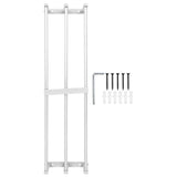 Bathroom Wall Towel Rack Wall Mounted 3 Bars Aluminum Alloy Rolled Towel Holder for Rolled Towels Silver