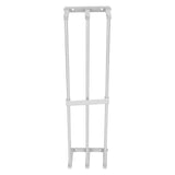 Bathroom Wall Towel Rack Wall Mounted 3 Bars Aluminum Alloy Rolled Towel Holder for Rolled Towels Silver