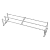 Bathroom Wall Towel Rack Wall Mounted 3 Bars Aluminum Alloy Rolled Towel Holder for Rolled Towels Silver