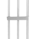 Bathroom Wall Towel Rack Wall Mounted 3 Bars Aluminum Alloy Rolled Towel Holder for Rolled Towels Silver