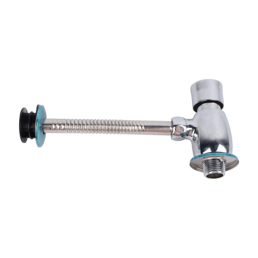 Urinal Flush Valve Push Button Rust Proof Brass Manual Toilet Flush Valve for Bathroom Public Place