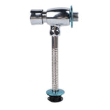 Urinal Flush Valve Push Button Rust Proof Brass Manual Toilet Flush Valve for Bathroom Public Place - Top-Down View