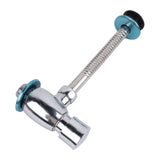 Urinal Flush Valve Push Button Rust Proof Brass Manual Toilet Flush Valve for Bathroom Public Place - 45-Degree Angle