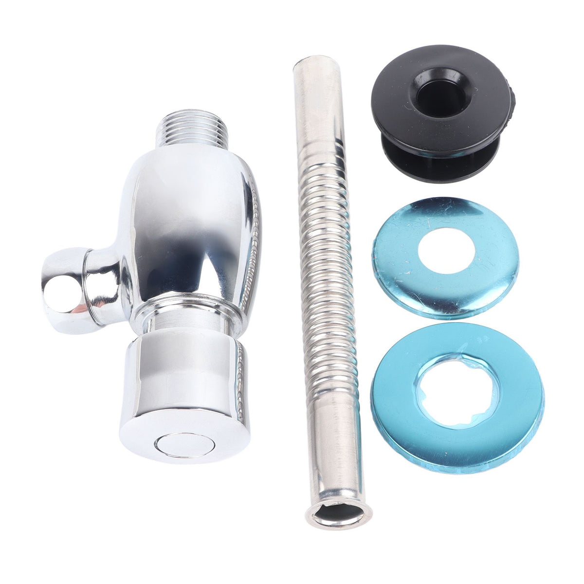 Urinal Flush Valve Push Button Rust Proof Brass Manual Toilet Flush Valve for Bathroom Public Place
