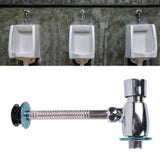 Urinal Flush Valve Push Button Rust Proof Brass Manual Toilet Flush Valve for Bathroom Public Place - Extra Image