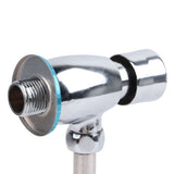 Urinal Flush Valve Push Button Rust Proof Brass Manual Toilet Flush Valve for Bathroom Public Place