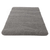 Indoor Non Slip Mat PVC Textured Bath Tub Shower Mat Water Proof Grey Bathroom Rug