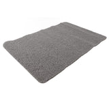Indoor Non Slip Mat PVC Textured Bath Tub Shower Mat Water Proof Grey Bathroom Rug