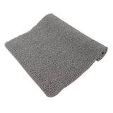 Indoor Non Slip Mat PVC Textured Bath Tub Shower Mat Water Proof Grey Bathroom Rug - 45-Degree Angle