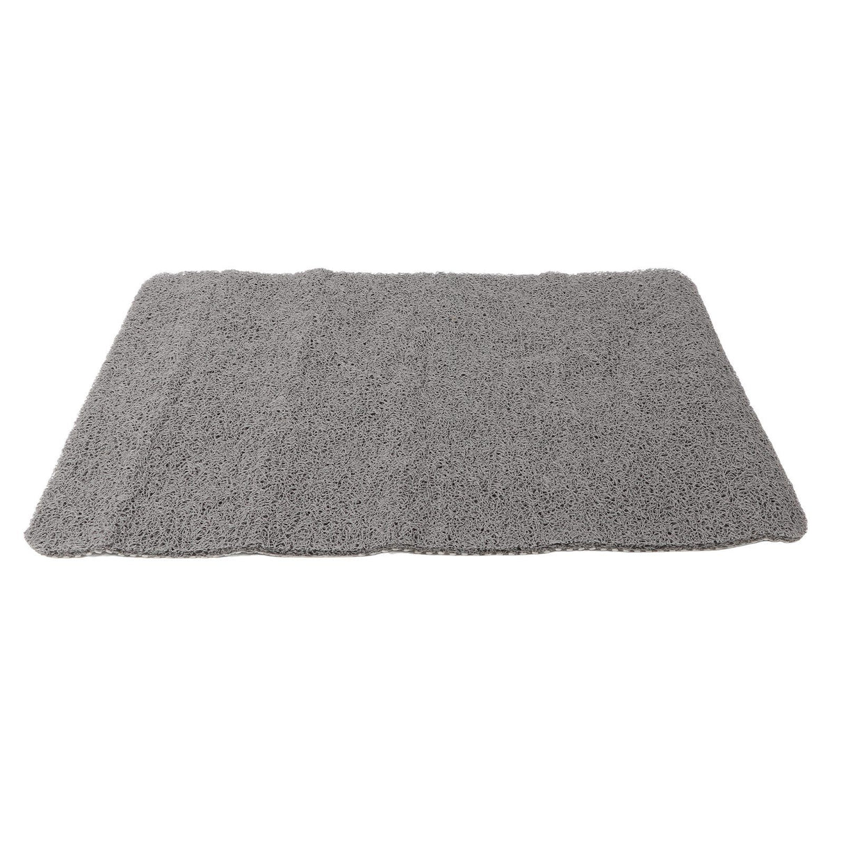 Indoor Non Slip Mat PVC Textured Bath Tub Shower Mat Water Proof Grey Bathroom Rug