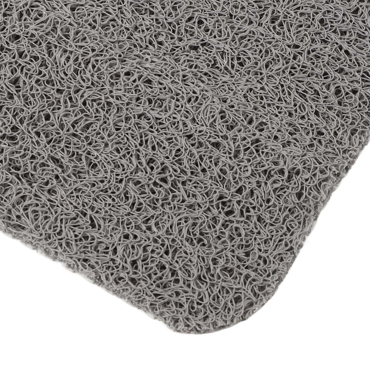 Indoor Non Slip Mat PVC Textured Bath Tub Shower Mat Water Proof Grey Bathroom Rug