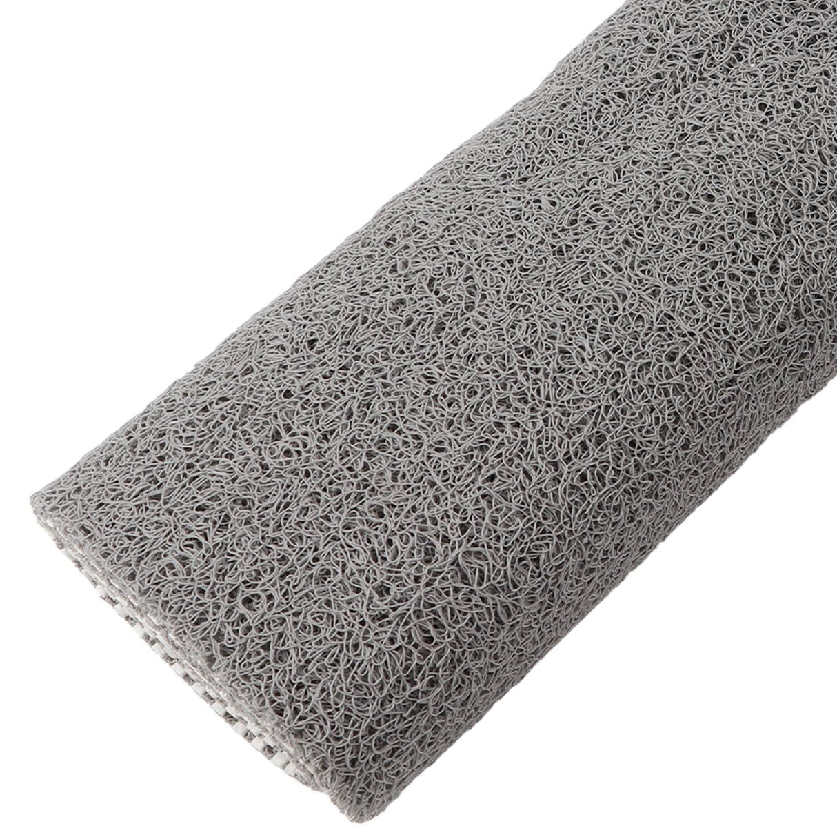 Indoor Non Slip Mat PVC Textured Bath Tub Shower Mat Water Proof Grey Bathroom Rug