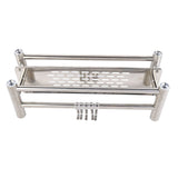 Bathroom Floating Shelves Stainless Steel Thicken Single Layer 40cm Shower Towel Rack for Towel Bath Products