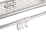 Bathroom Floating Shelves Stainless Steel Thicken Single Layer 40cm Shower Towel Rack for Towel Bath Products - Extra Image