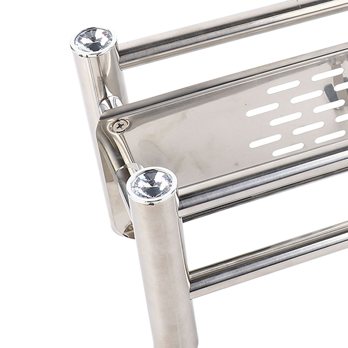 Bathroom Floating Shelves Stainless Steel Thicken Single Layer 40cm Shower Towel Rack for Towel Bath Products