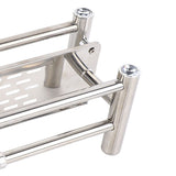 Bathroom Floating Shelves Stainless Steel Thicken Single Layer 40cm Shower Towel Rack for Towel Bath Products
