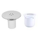 Shower Drain Cover Tray Waste Trap Plug Hole Cover Replacement Chromate Treatment Fast Flow - Front View