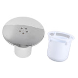 Shower Drain Cover Tray Waste Trap Plug Hole Cover Replacement Chromate Treatment Fast Flow - 45-Degree Angle