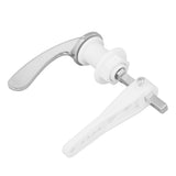 Toilet Tank Handle Electroplating Process Universal Zinc Alloy and Plastic Toilet Handle Replacement for Bathroom - 45-Degree Angle