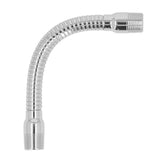 Adjustable Shower Head Extension Arm with Flange Rotating Swiveling Shower Head Arm for Bathroom