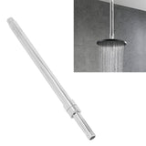 27.6in Ceiling Mount Rain Shower Head Shower Arm Adjustable Shower Extension Arm Stainless Steel Shower Ceiling Extension Arm - Extra Image