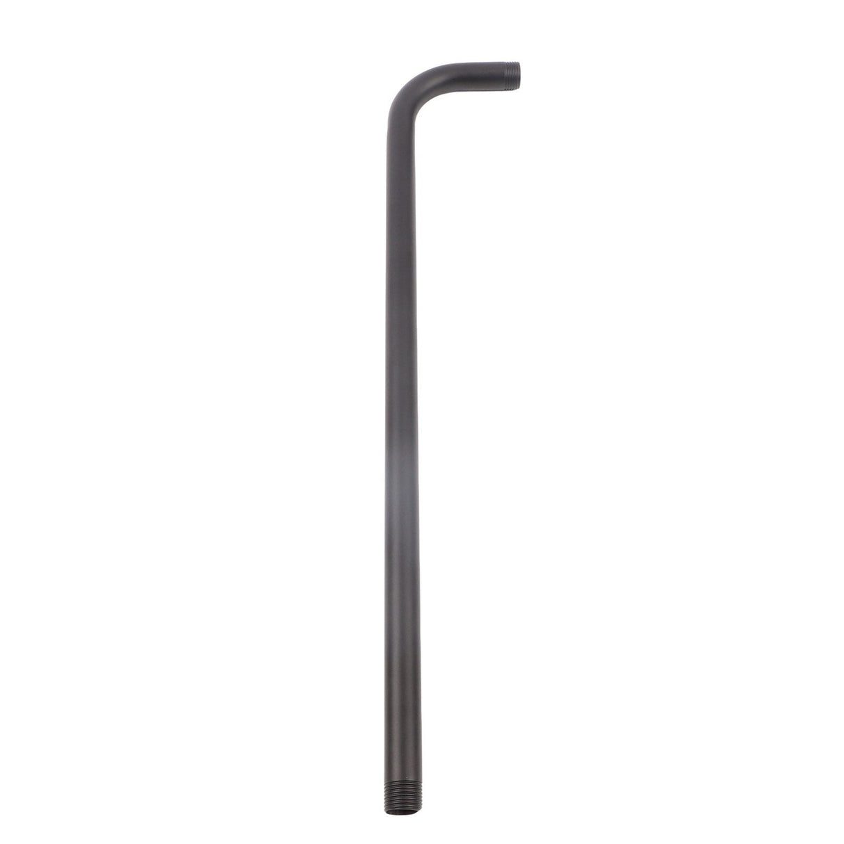 Shower Arm Stainless Steel Shower Head Extension Pipe Bathroom Shower Hardware Accessories Black 52cm