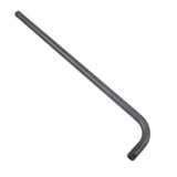 Shower Arm Stainless Steel Shower Head Extension Pipe Bathroom Shower Hardware Accessories Black 52cm - Top-Down View