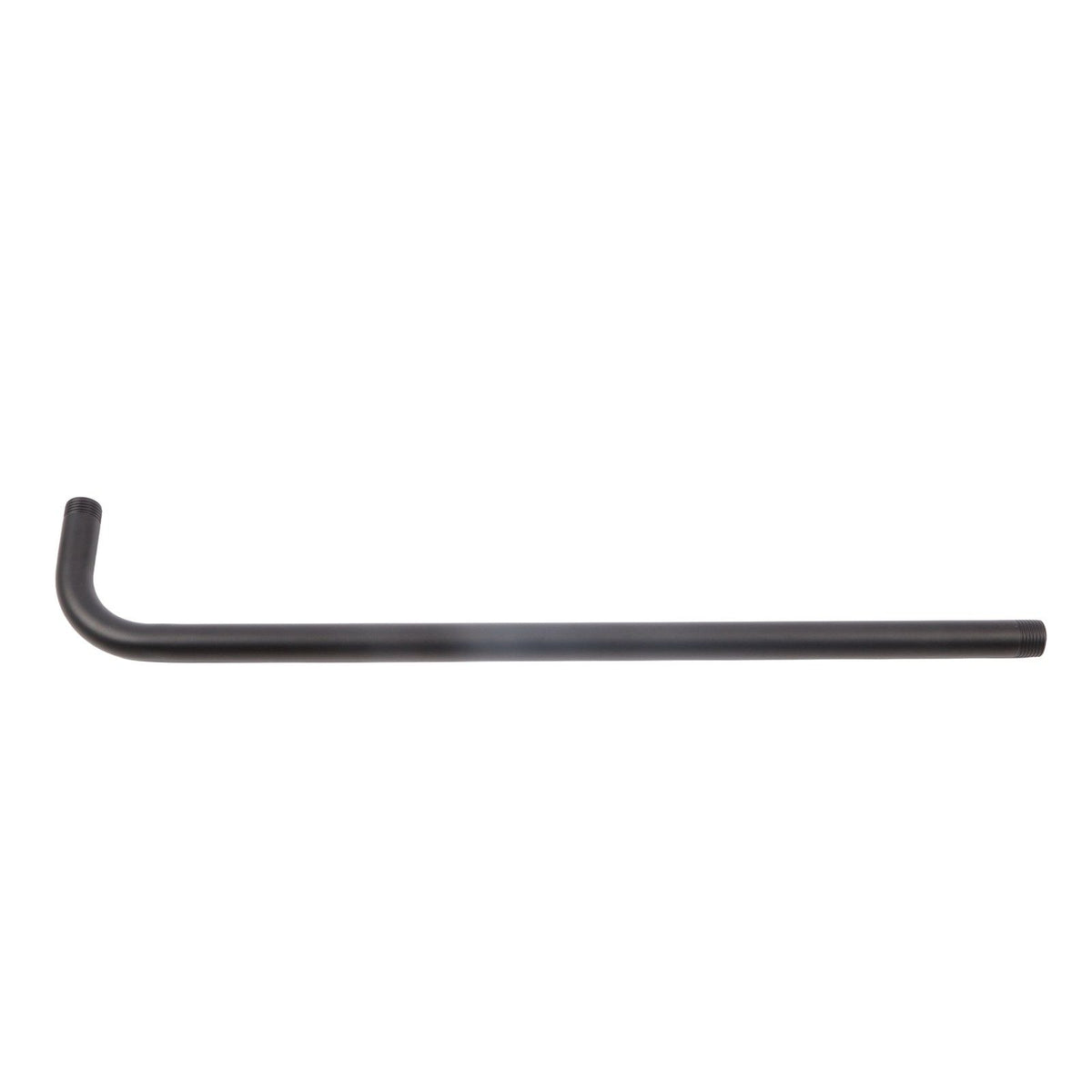 Shower Arm Stainless Steel Shower Head Extension Pipe Bathroom Shower Hardware Accessories Black 52cm