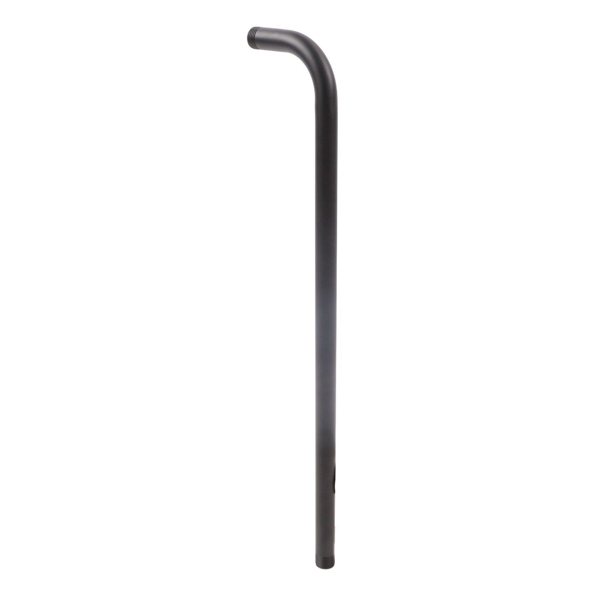 Shower Arm Stainless Steel Shower Head Extension Pipe Bathroom Shower Hardware Accessories Black 52cm