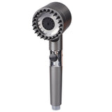 High Pressure Handheld Shower Head with Filter 1/2in Universal Interface 3 Spray Mode Bathing Shower Head - Front View