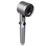 High Pressure Handheld Shower Head with Filter 1/2in Universal Interface 3 Spray Mode Bathing Shower Head - Side View